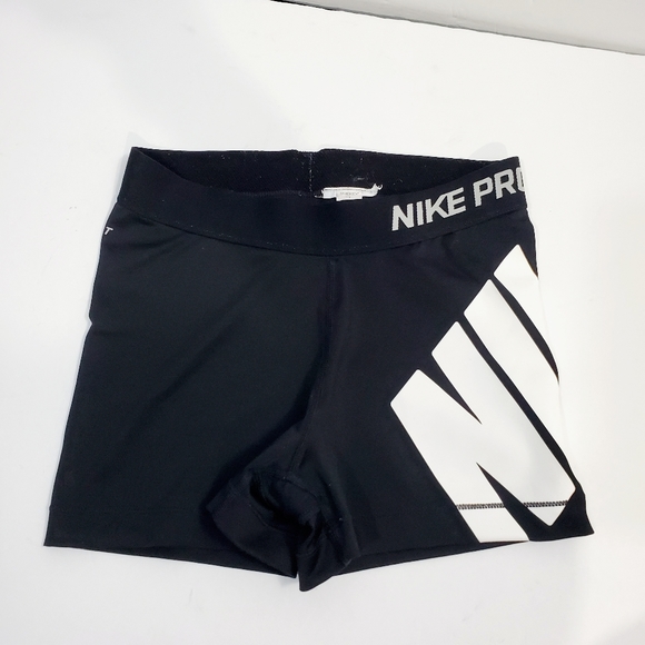 Nike pro compression black graphic shorts size small - Picture 6 of 8